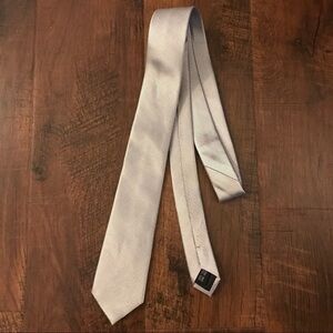 Bruno Piatelli Roma Silver Gray Neck Tie, Narrow